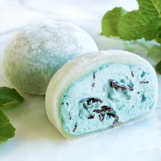 とろけるバレンタイン生大福＜チョコミント＞3個入