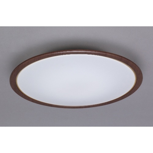 [取寄10]LEDシーリングライト ウッドフレーム8畳調色 CL8DL-5.0WF-M ウォールナット [1台][4967576251389]