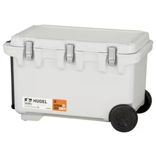 HUGEL 真空断熱クーラーボックス 60L VITC-60 ホワイトアッシュ