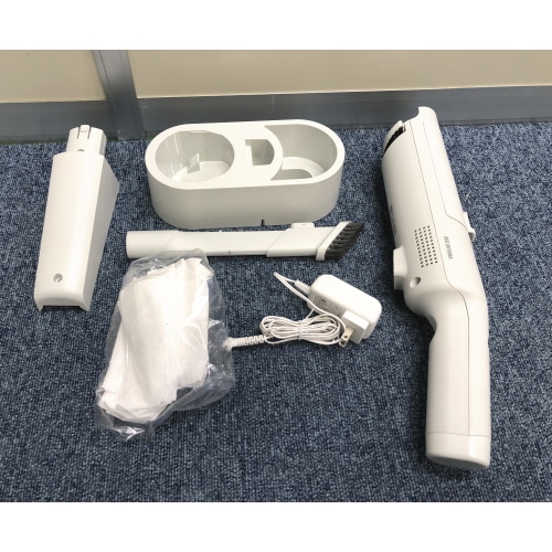 [ジャンク品]HBD-31-WH クラウドグレー (充電式ハンディクリーナー)