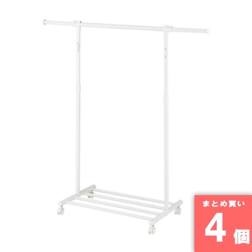 [取寄10][まとめ買い][1台] 【4個セット】楽ちん上げ下げハンガーBK [4550454685521]