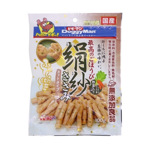 [取寄10]ドギーマン 絹紗カットタイプ野菜入り [100g][4976555823356]