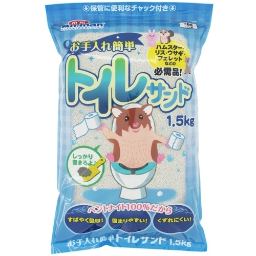 [取寄10]ドギーマン お手入れ簡単トイレサンド1.5kg [1個][4976555247718]