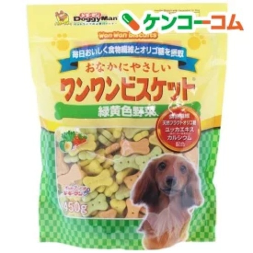 ドギーマン わんわんビスケット緑黄色野菜 [450g]