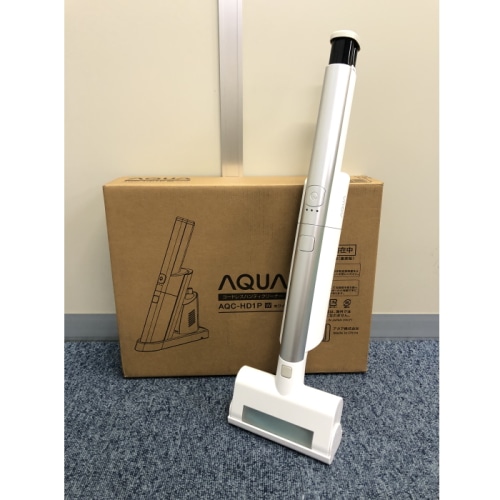 [展示品C]HANDY DUO AQC-HD1P-W ホワイト (充電式ハンディクリーナー)