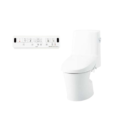 ベーシア アクアセラミック シャワートイレ YBC-B30S+DT-B353GN オフホワイト (シャワートイレ一体型便器)(床排水)