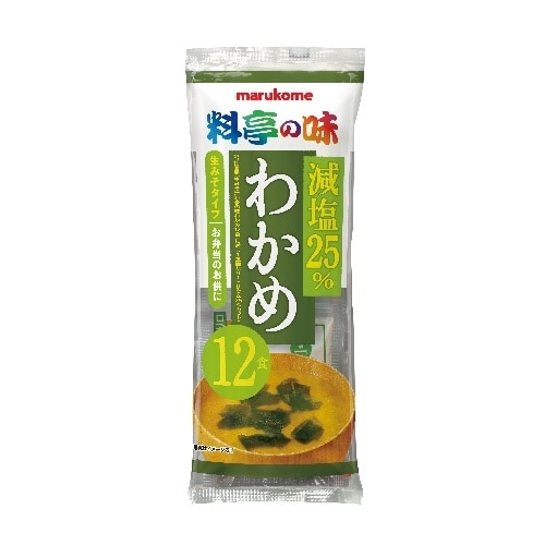 即席生みそ汁減塩わかめ12食 [1個]