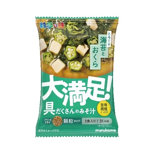 FD顆粒大満足海苔おくら1食 [1個]