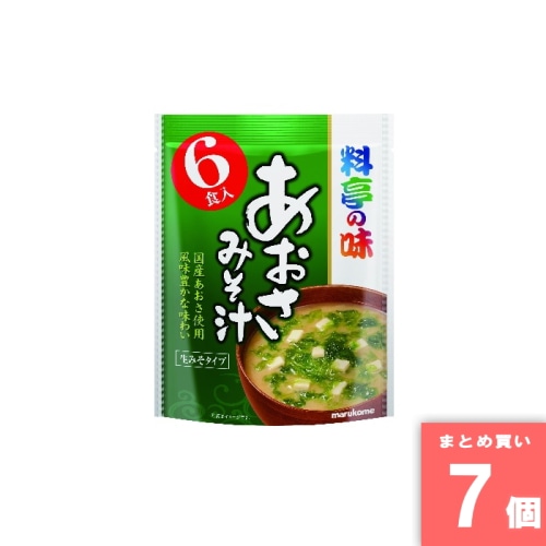 [取寄10][まとめ買い]【7個セット】お徳用料亭の味あおさ6食 [4902713131100]