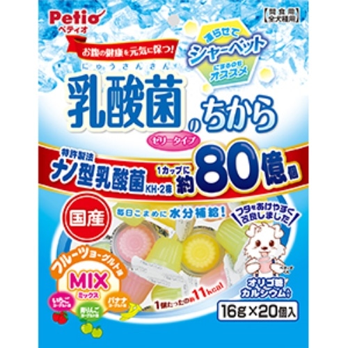 ペティオ 乳酸菌のちからゼリーMIX [16g×20]