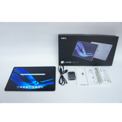 [中古B]LAVIE Tab T11 T1195/FAS PC-T1195FAS ストームグレー (カバー付きキーボード+デジタルペン付き)
