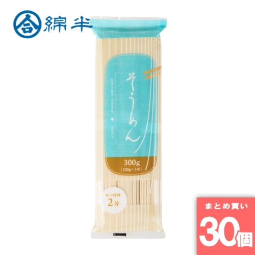 [取寄10][まとめ買い]【30個セット】そうめん 300g [4589458499643]