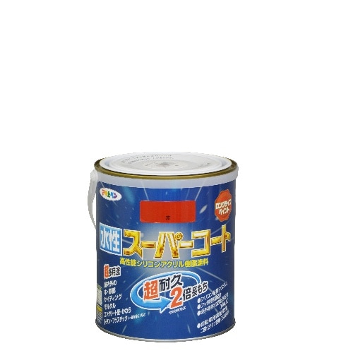 水性スーパーコート 1.6L 赤