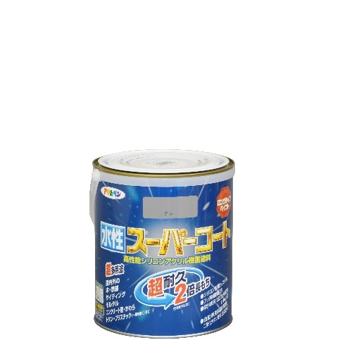 水性スーパーコート 1.6L グレー
