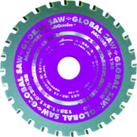 [取寄10]グローバルソー 充電マルノコ対応鉄鋼用 JS-135 [4920350002676]