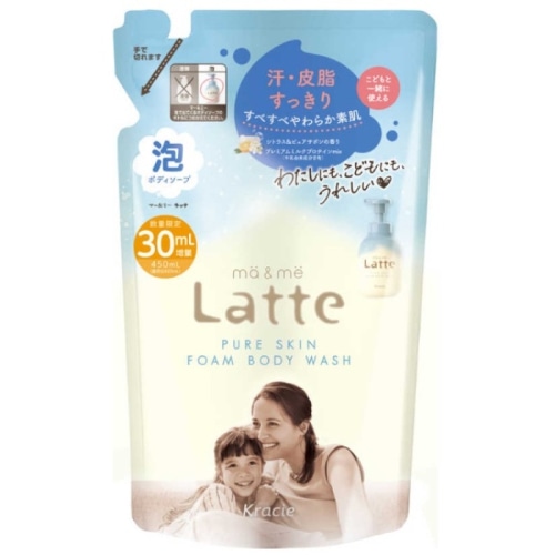 マー＆ミー ピュアスキン 泡で出てくるボディソープ 詰替用 増量 450ml