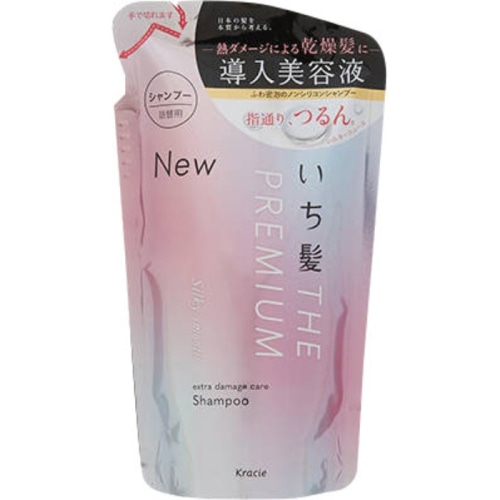 いち髪 THE PREMIUM エクストラダメージケアSP シルキースムース 詰替用 340ml
