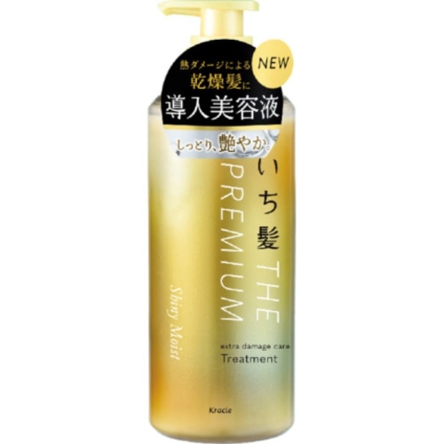いち髪 THE PREMIUM エクストラダメージケアTR シャイニーモイスト ポンプ 480g