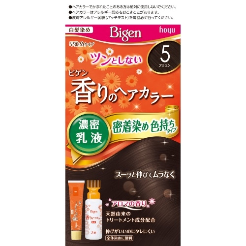ビゲン香りのヘアカラー 乳液 5