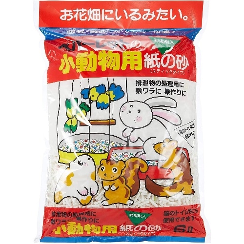 ペパーレット 小動物用紙の砂 [6L]