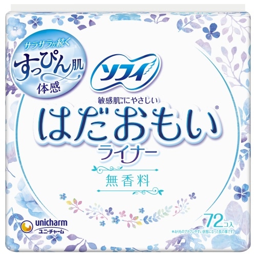 [取寄10]ソフィ はだおもいライナー 無香料 72枚 [4903111363063]