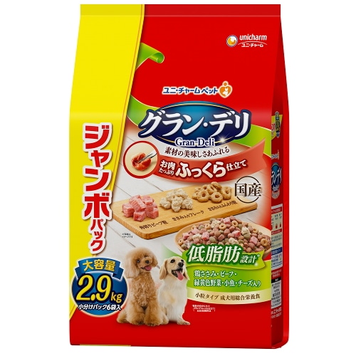 ユニ・チャーム グラン・デリ ふっくら仕立て 低脂肪 2.9kg