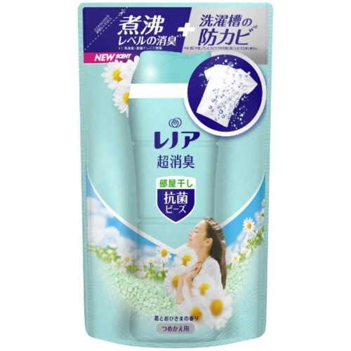 レノア超消臭＋抗菌ビーズ 部屋干し花とおひさま つめかえ 430ml