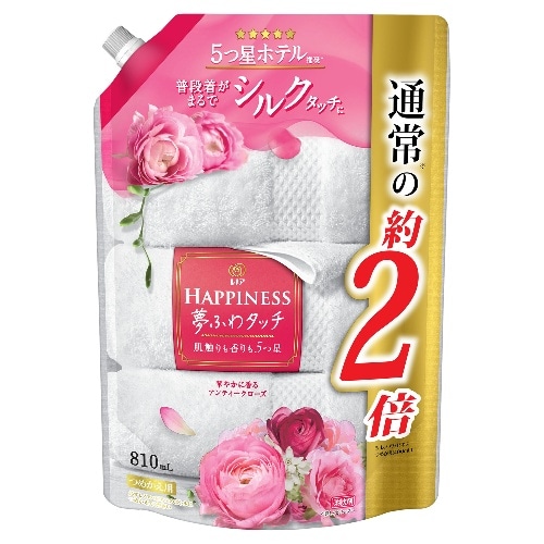 レノアハピネス 夢ふわタッチ アンティークローズ つめかえ 特大 810ml