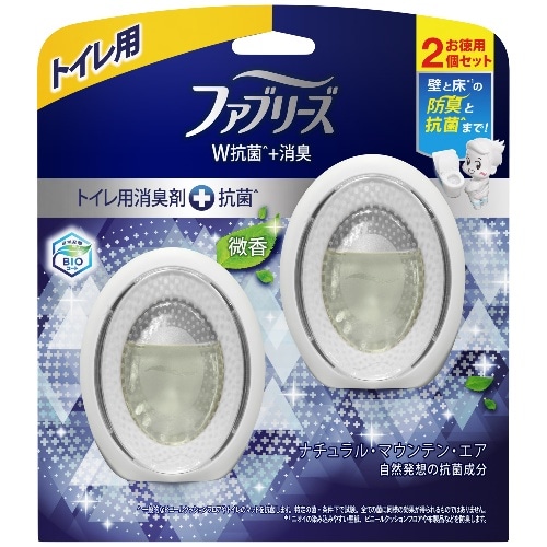 ファブリーズ Ｗ消臭 トイレ消臭剤＋抗菌 ナチュラルマウンテン 6ml×2個セット