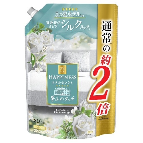 レノアハピネス 夢ふわタッチ ホワイトティー つめかえ 特大 810ml