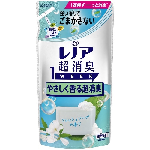 レノア 超消臭 1week やさしく香る フレッシュソープ つめかえ 380ml