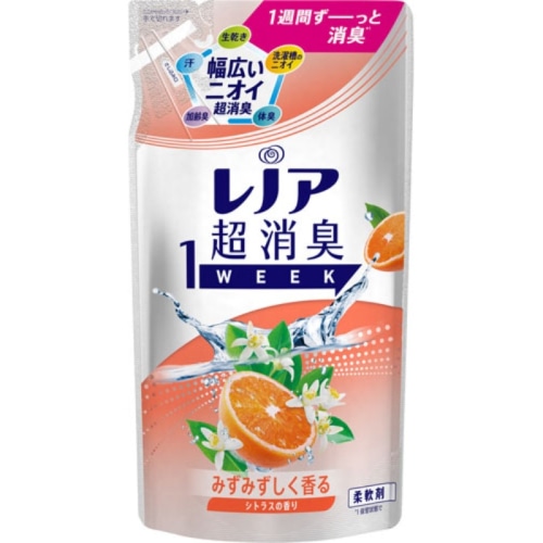 レノア 超消臭1WEEK シトラス つめかえ 380ml