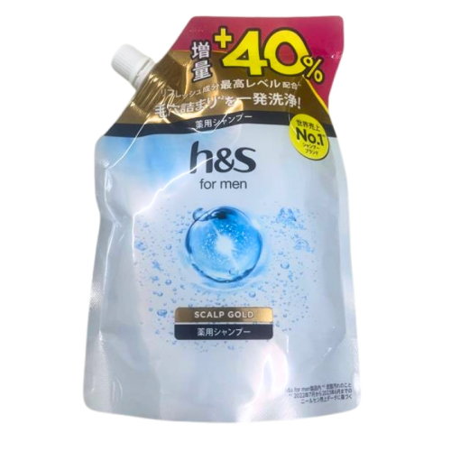 h＆s for men スカルプゴールドシャンプー つめかえ1.4倍サイズ 420ml