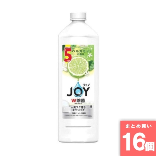 [まとめ買い]【16個セット】除菌ジョイコンパク トベルガモットの香り 詰替 特大 ６７０ml