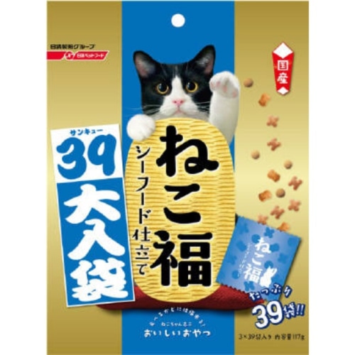 ねこ福 大入り袋 シーフード仕立て 117g