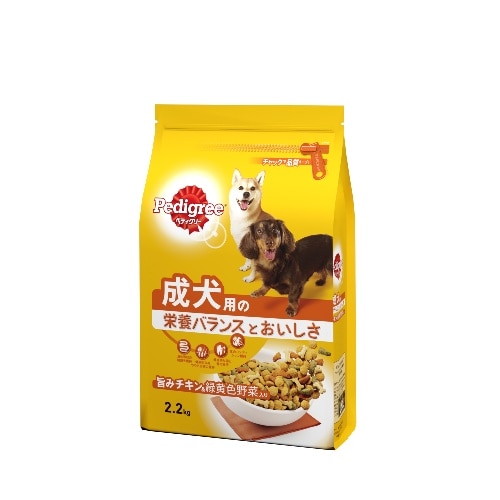 [取寄10]マースジャパン ペディグリー成犬用チキン緑黄色野菜 PD8 [2.2kg][4902397808077]