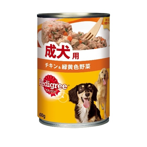 [取寄10]マースジャパン ペディグリー成犬チキン＆緑黄色野菜 P72 [400g][4902397201779]