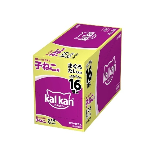 マースジャパン カルカンパウチ子ねこまぐろたい16個入 KWP72 [70g×16]