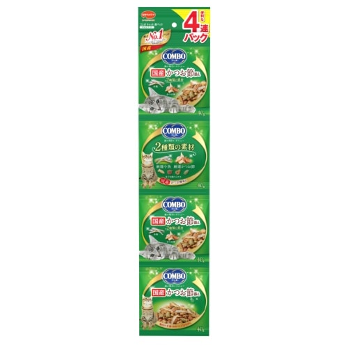 日本ペットフード 日本ペットミオコンボ4連パックカツオブシ40G [160g]