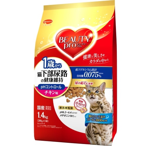 日本ペットフード ビューティープロ下部尿路チキン1.4kg [1.4㎏]