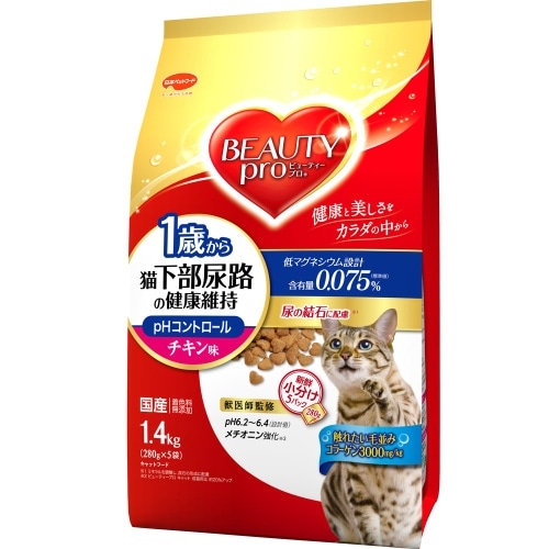 日本ペットフード ビューティープロ下部尿路チキン1.4kg [1.4㎏]