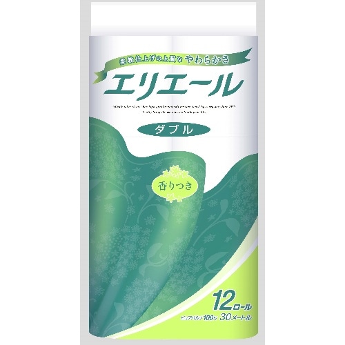 大王製紙 エリエールトイレットダブル 12R シロ