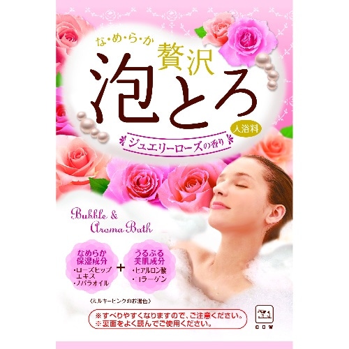 贅沢泡とろ入浴料ジュエリーローズ30G