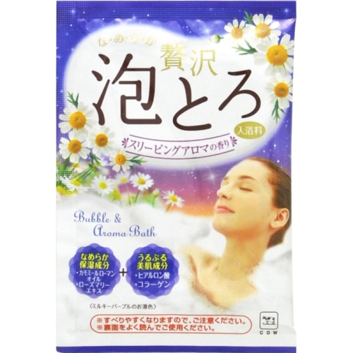 お湯物語 贅沢泡とろ入浴料 スリーピングアロマの香り 30g