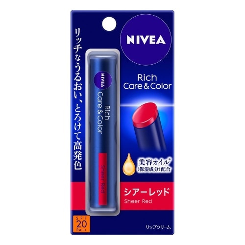リッチケア＆カラーリップ シアーレッド