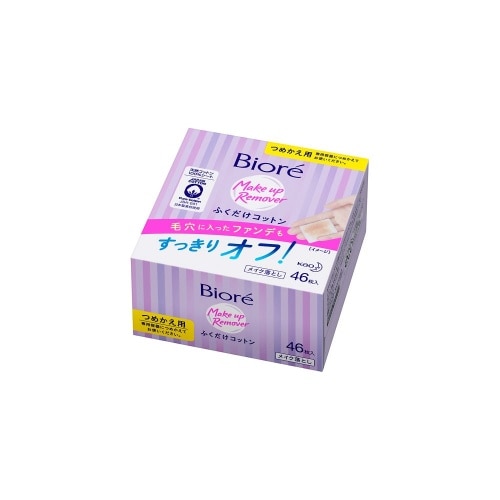 ビオレメイク落し ふくだけコットン詰替 46枚