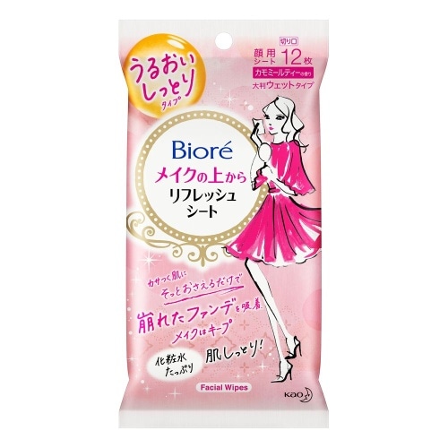 ビオレメイクの上からリフレッシュS うるおい12枚