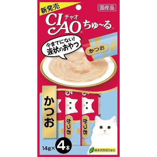 いなばペットフード Cちゅーるかつお [14g×4本]