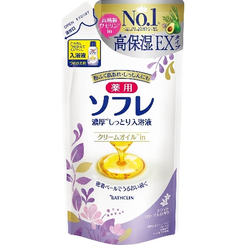 ソフレ入浴液Wフローラル詰替400ml