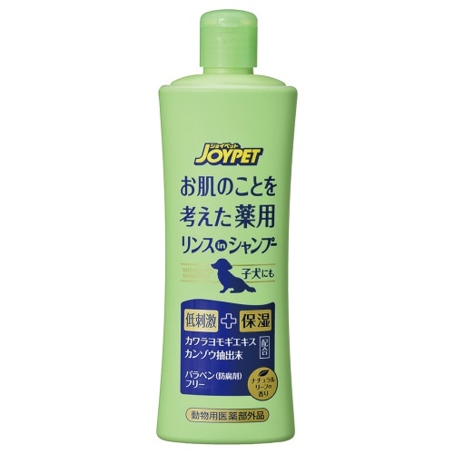 [取寄10]アースペット 肌リンスシャンプーリーフ 300ml [300mL][4973293002074]